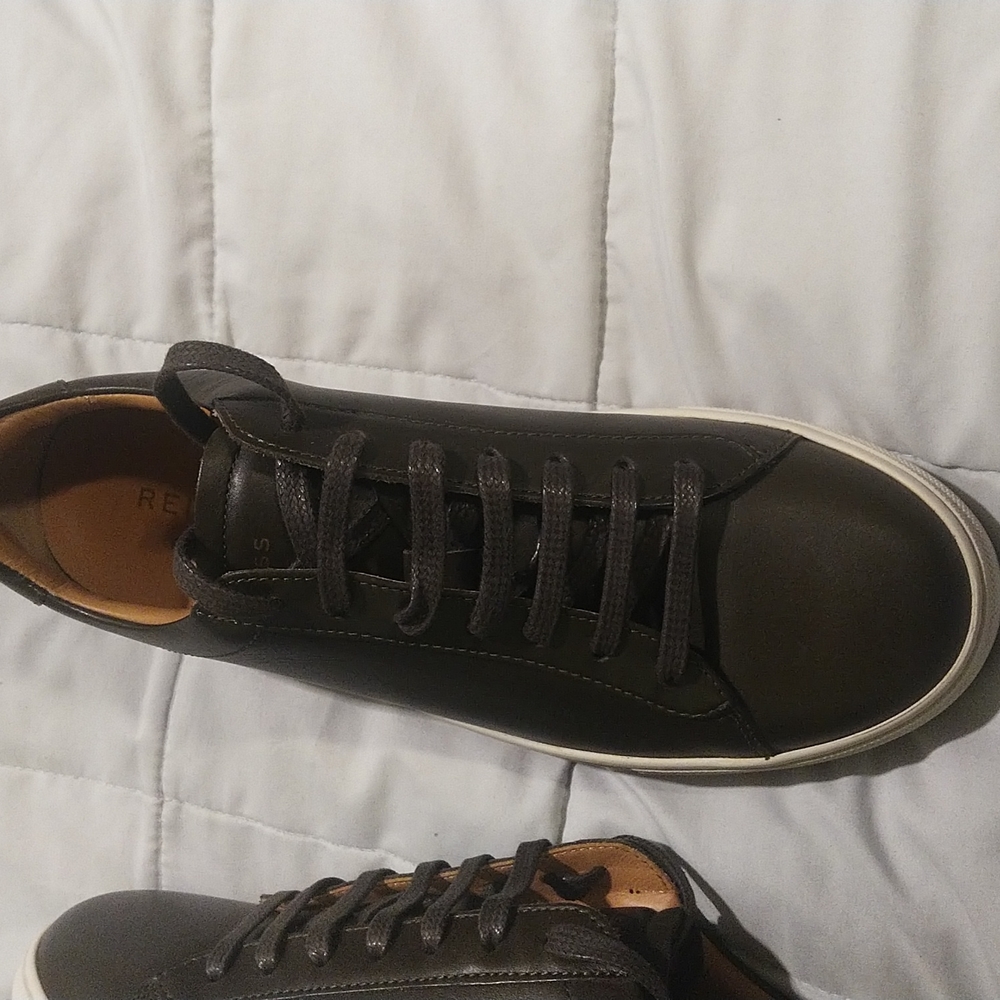 Reiss FINLEY lace up calf sneakers - Picture 7 of 10